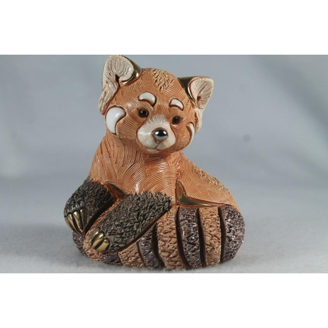 DeRosa Rinconada Family Figurine Red Panda Great Color F227- In Box Image 1