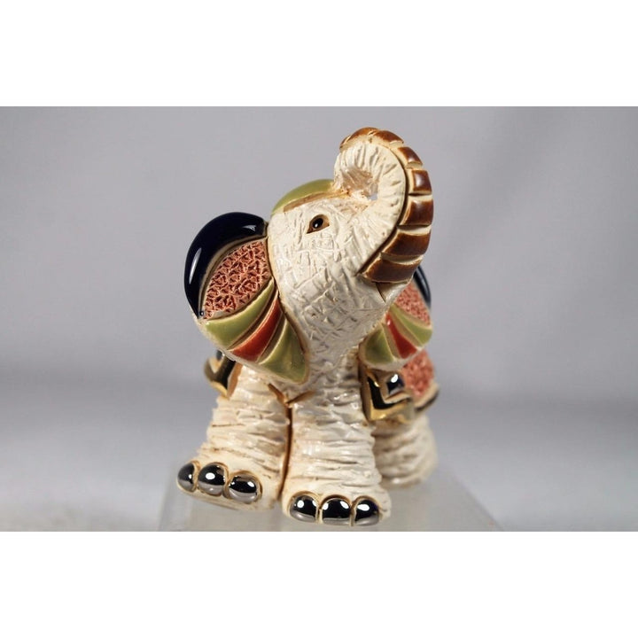 De Rosa Rinconada Family Figurine Baby White Indian Elephant F387A- In Box Image 2