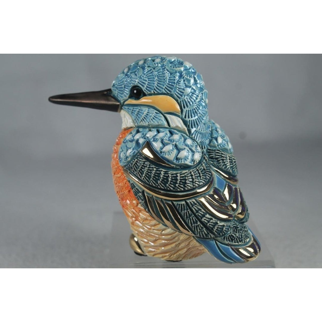 DeRosa Rinconada Family Figurine Adult Kingfisher F232- In Box Image 4