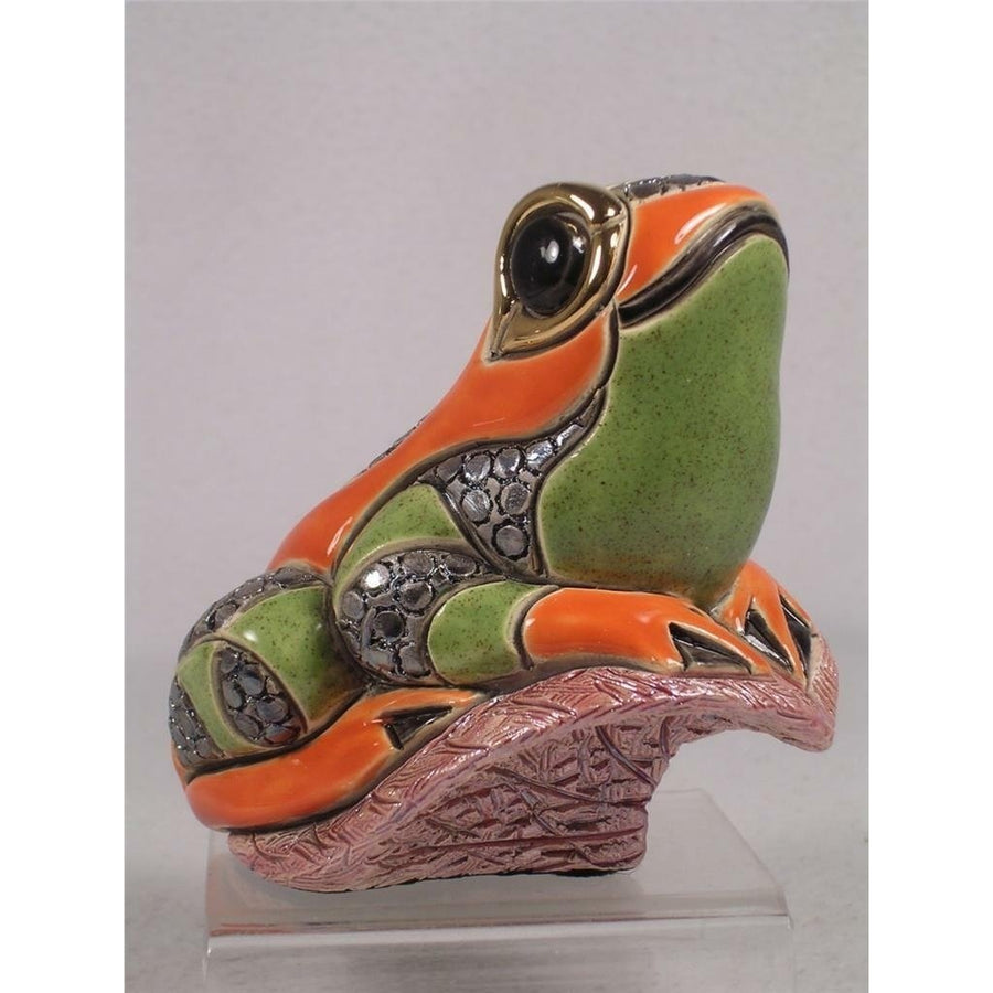 De Rosa Rinconada Family Collection F160 - Adult Frog On Leaf In Box! Image 1