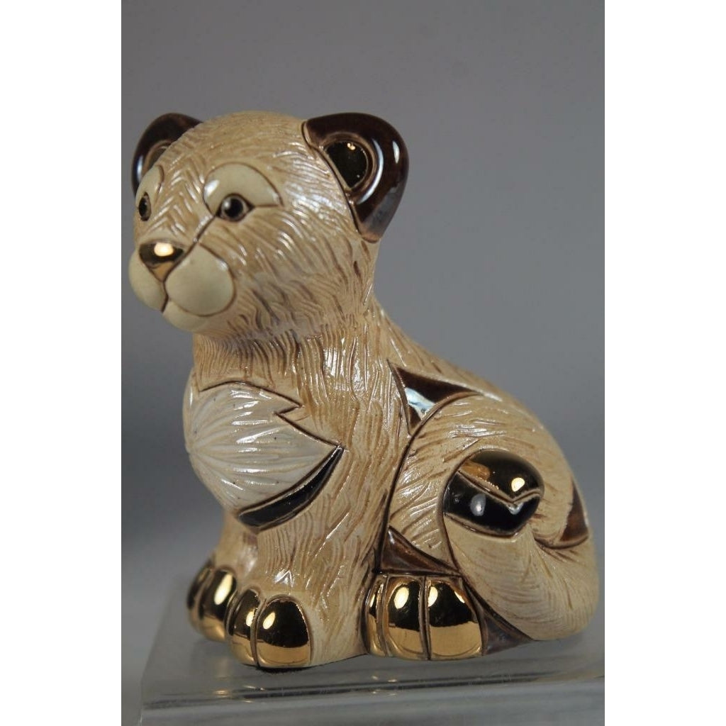 De Rosa Rinconada Family Collection - F316 - Lion Sitting Baby - In Box Image 1