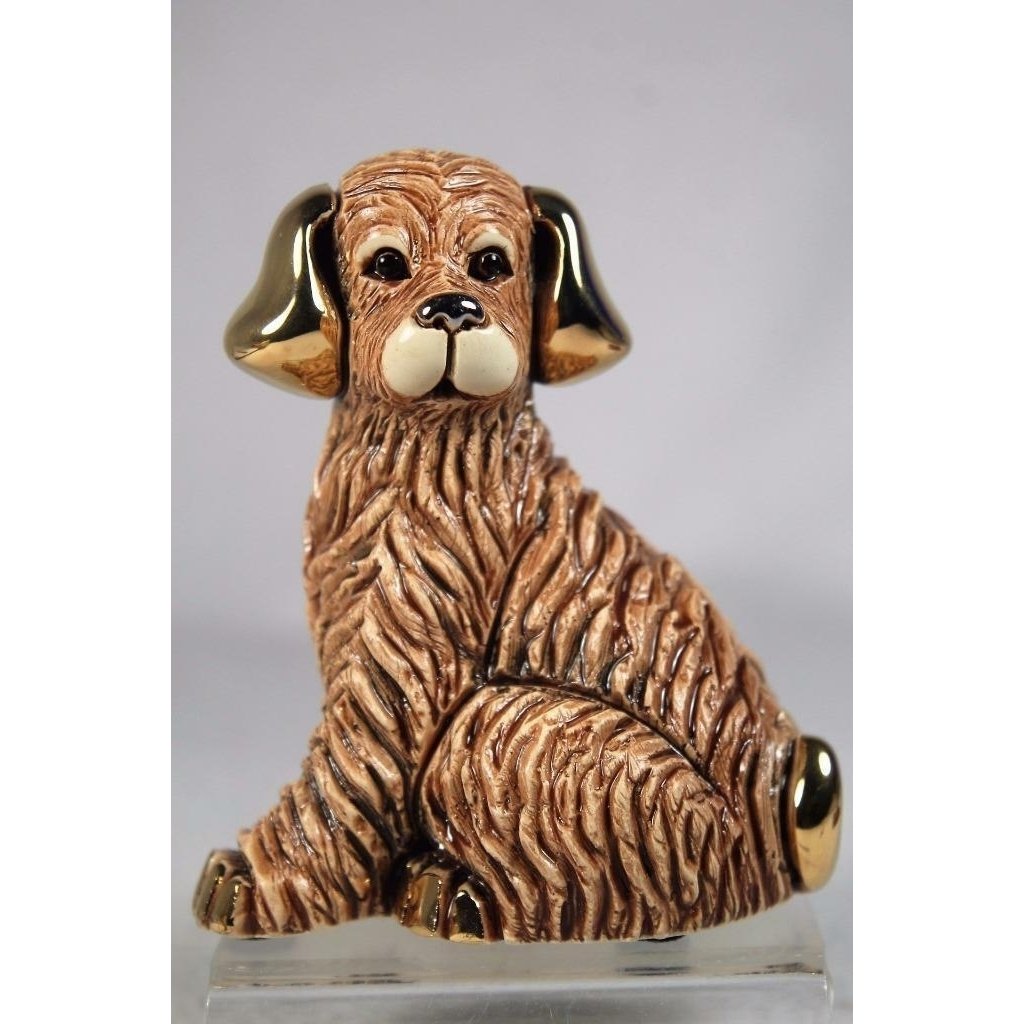 De Rosa Rinconada Family Collection Figurine Adult Brown Dog F189 In Box Image 1