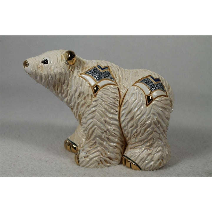 DeRosa Rinconada Family Adult Figurine Artic Polar Bear F163- In Box Image 1