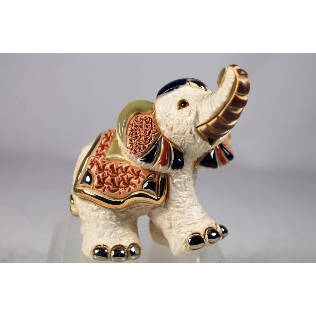 DeRosa Rinconada Family Baby White Indian Elephant II F387B- In Box Image 1