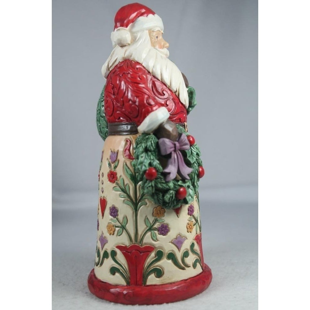 Jim Shore Bringing Christmas Home Santa Figurine 2022 6010823 In Box Image 2