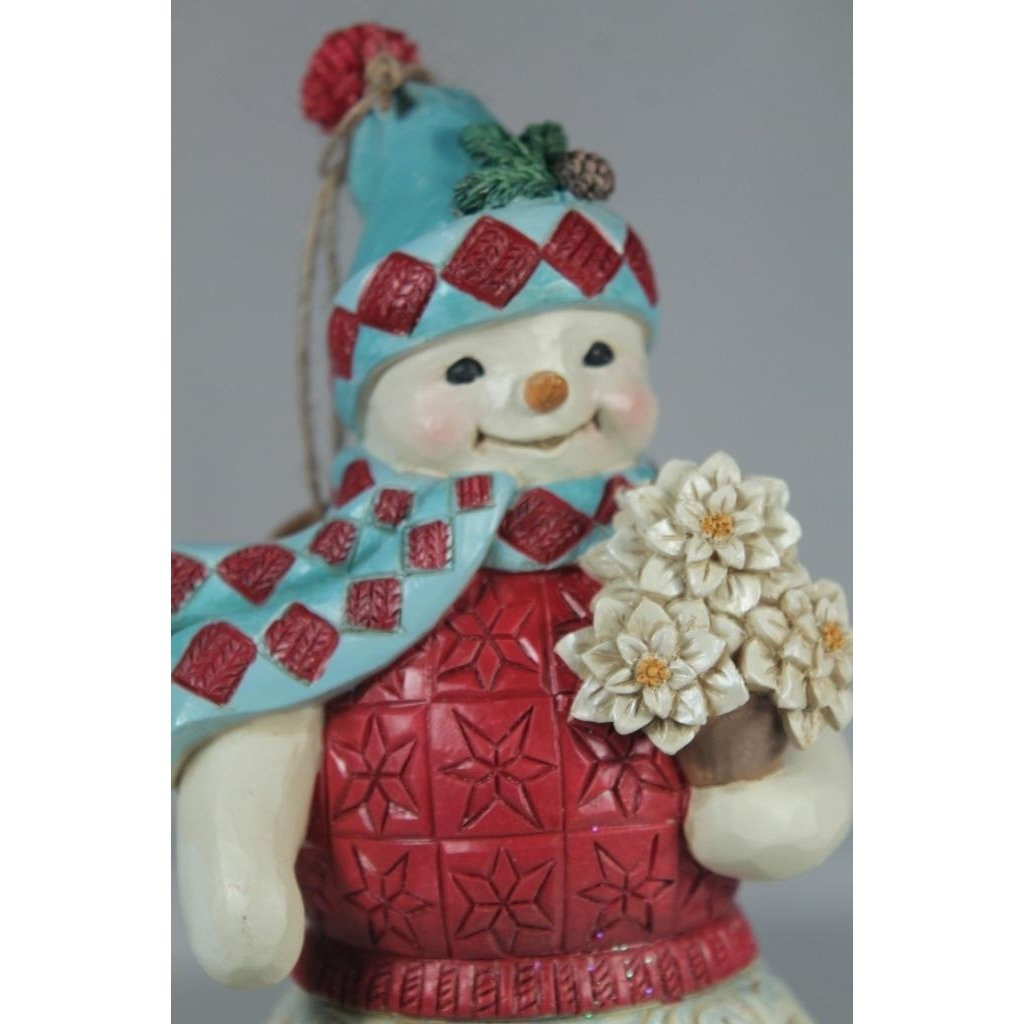 Jim Shore Hooray For Snow Days Snowman Winter Wonderland 6011688 In Box Image 3