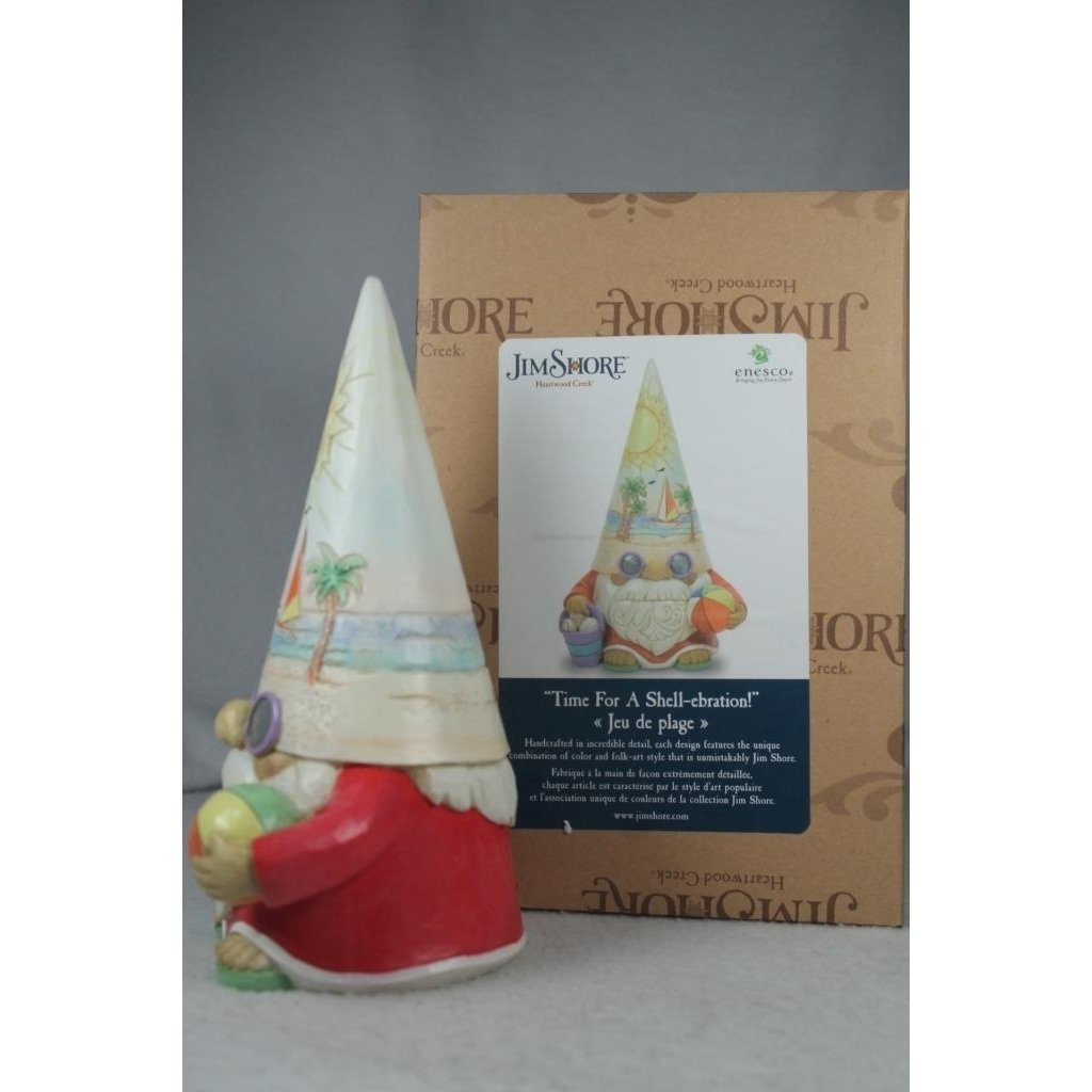 Jim Shore Time For A Shell-ebration Gnome W/Beachball 2023 Fig 6012797 NIB Image 4