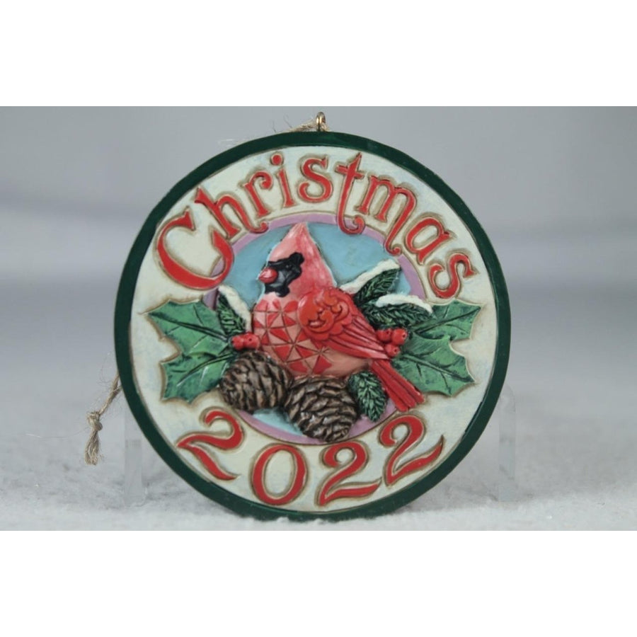 Jim Shore Cardinal Annual 2022 Dated Ornament 6010841 In Box Image 1