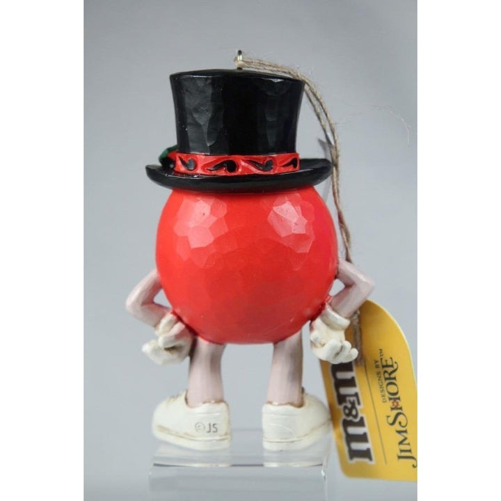 Jim Shore And M and M Red In Top Hat 2024 Ornament 6015685 In Box Image 3