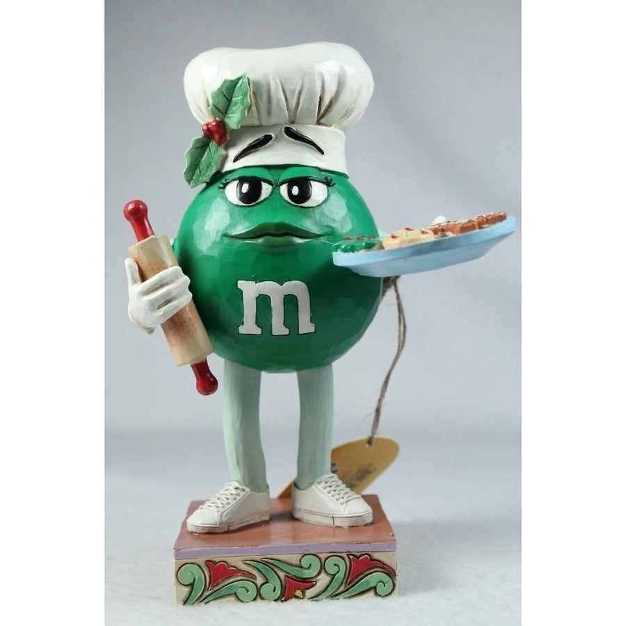 Jim Shore And M and M Green Baked By Green 2024 Figurine 6015680 In Box Image 1