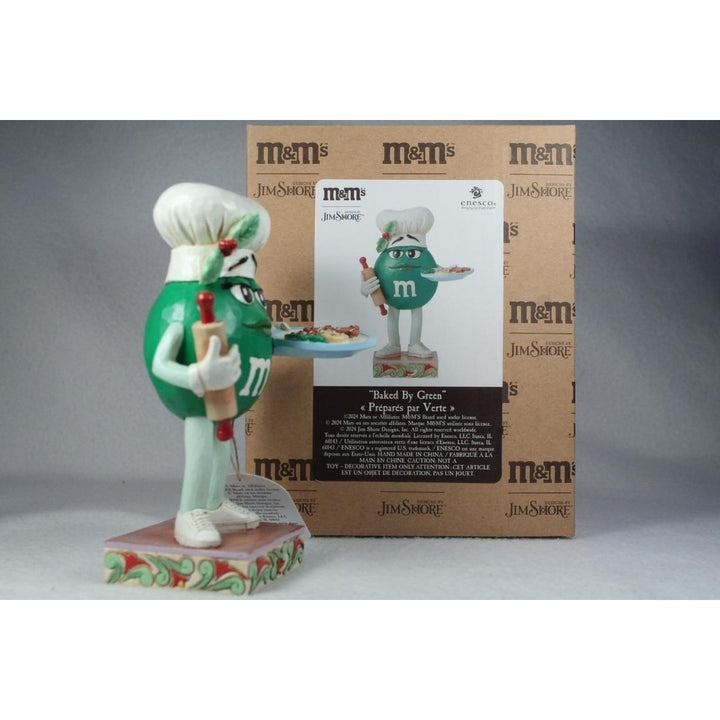 Jim Shore And M and M Green Baked By Green 2024 Figurine 6015680 In Box Image 4