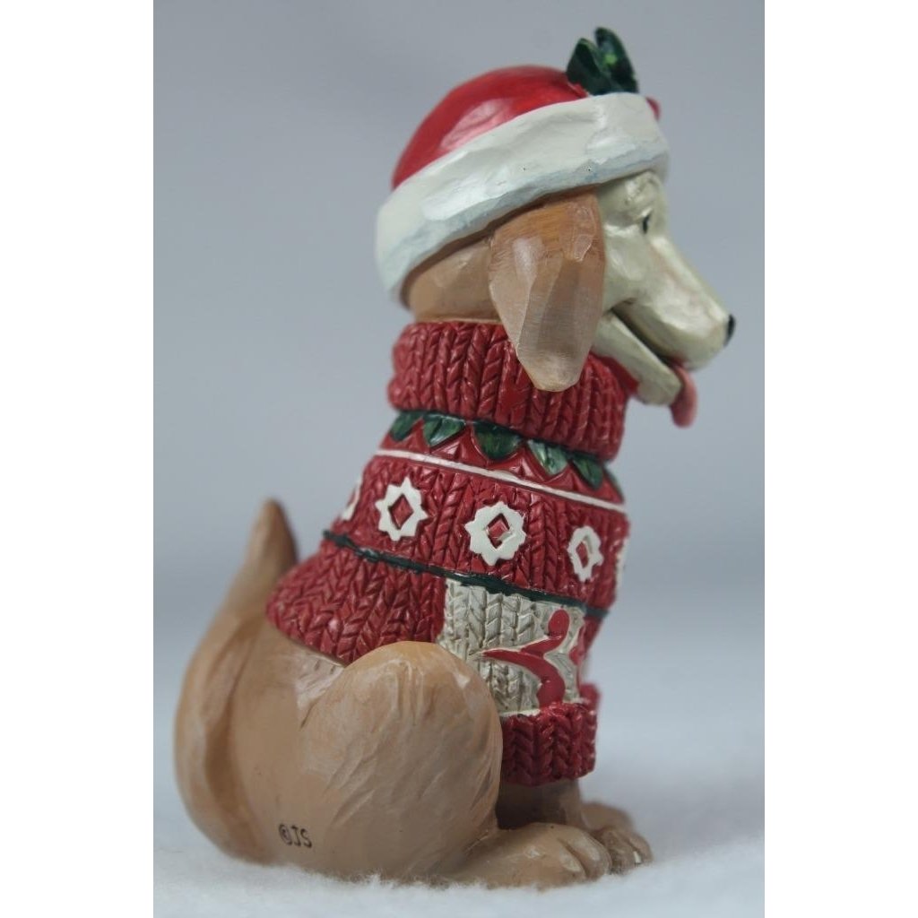 Jim Shore Christmas Dog 2023 Mini Size 6012962 In Box Image 2