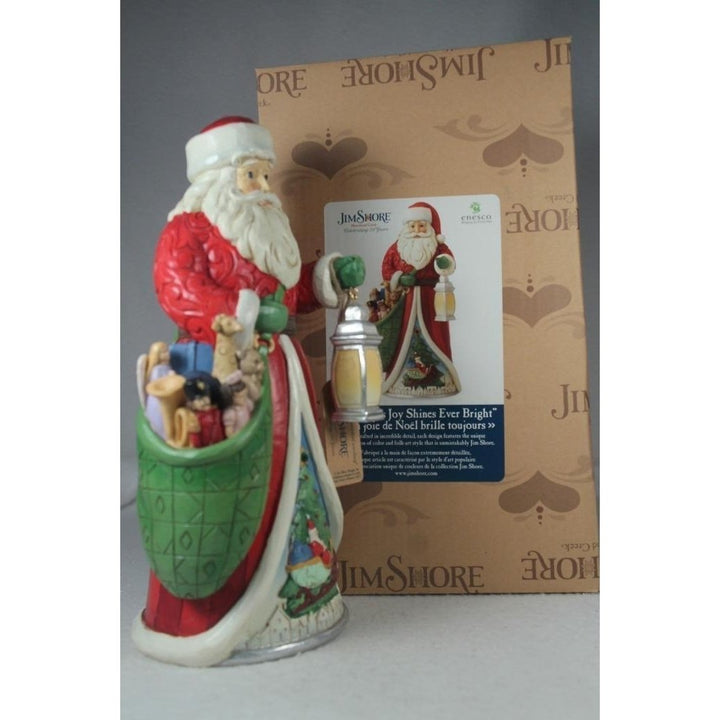 Jim Shore Christmas Joy Shines Ever Bright Santa Fig 2022 6010831 In Box Image 6