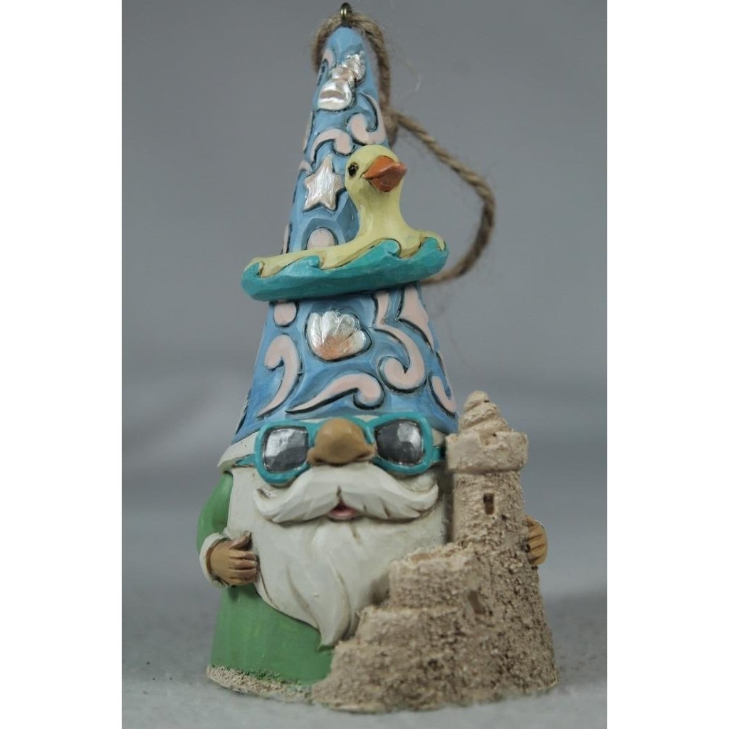 Jim Shore Gnome With Sandcastle 2023 Ornament 6012801 In Box Image 1