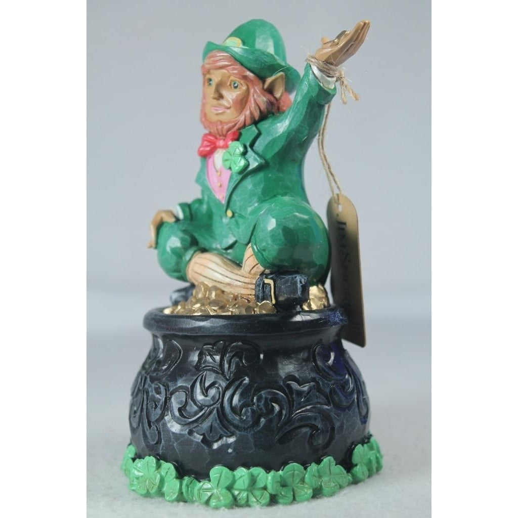 Jim Shore Youre My Pot Of Gold Leprechaun On Pot Of Gold Fig 6012263 NIB Image 3