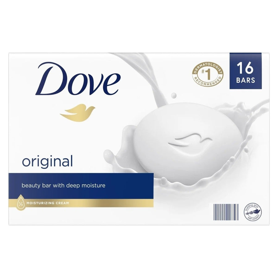 Dove Beauty Bar White (3.75 Ounce 16 Count) Image 1