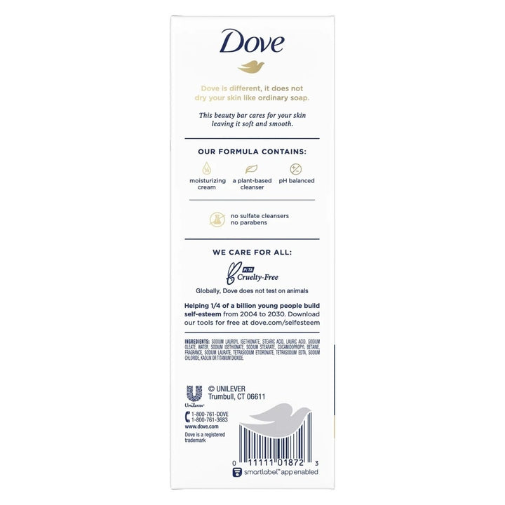 Dove Beauty Bar White (3.75 Ounce 16 Count) Image 2