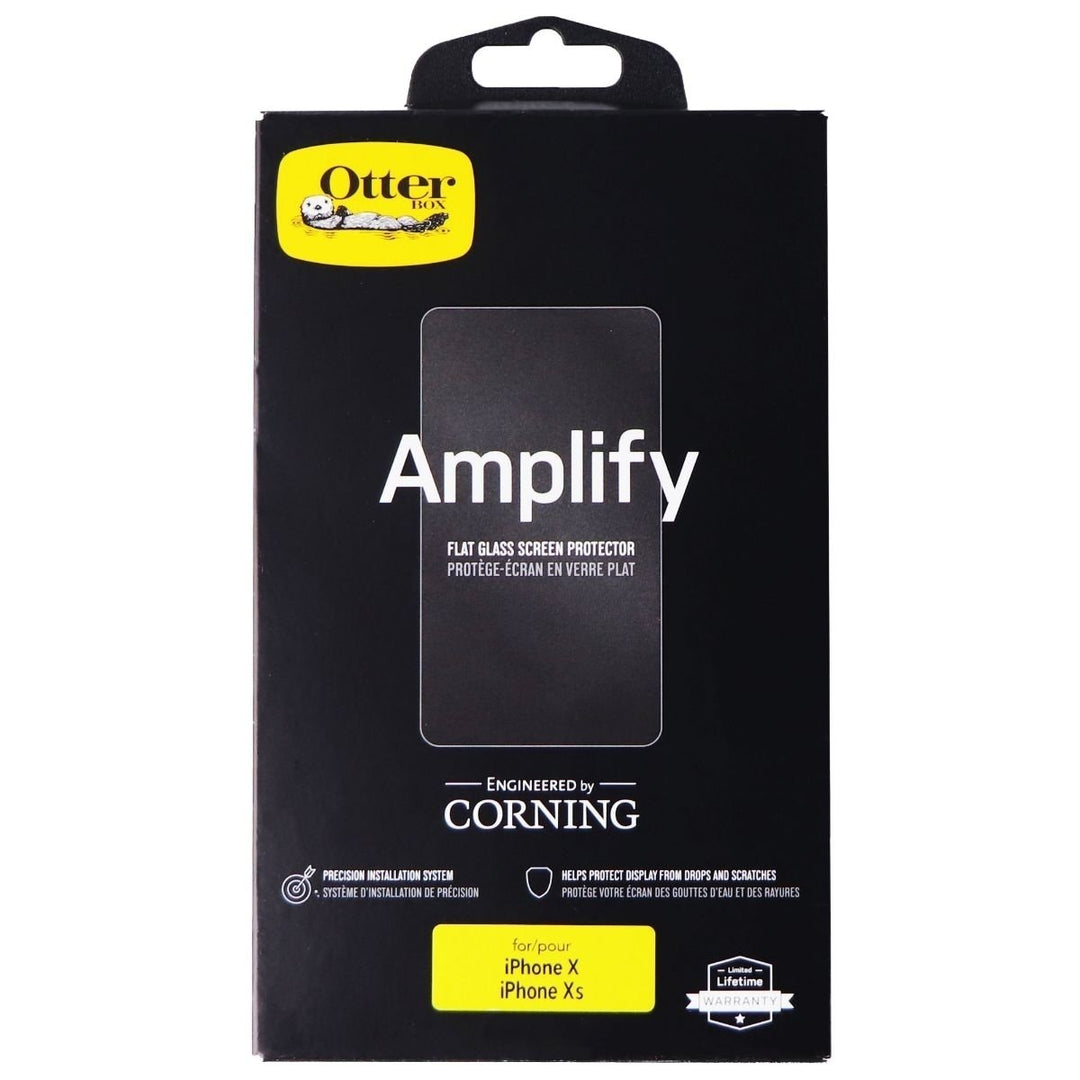 OtterBox Amplify Flat Glass Screen Protector for Apple iPhone Xs and iPhone X Image 1