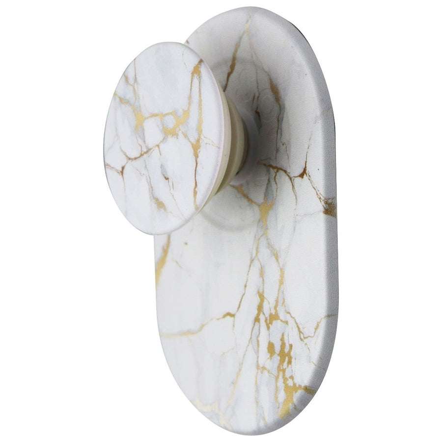 PopSockets MagSafe Swappable PopGrip and Stand - Gold Lutz Marble Image 1