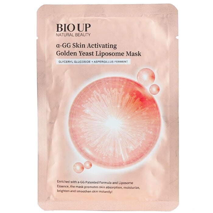 Natural Beauty - BIO UP a-GG Skin Activating Golden Yeast Liposome Mask(1sheet) Image 1