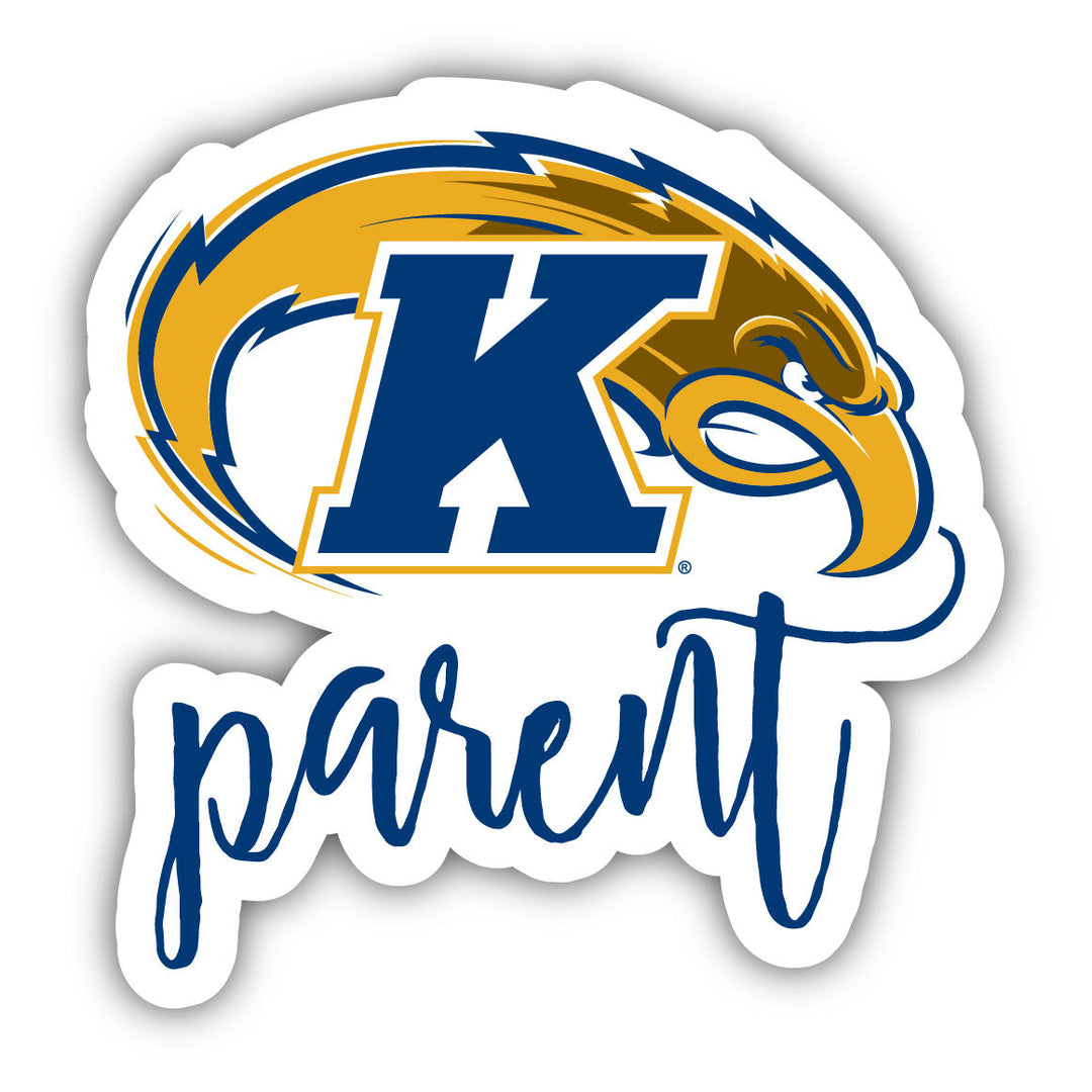 Kent State University 4-Inch Proud Parent NCAA - Durable School Spirit Vinyl Decal Perfect Gift for Parent Image 1