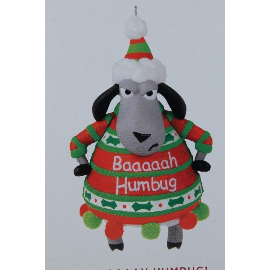 Hallmark Baaaaah Humbug! 2023 Sheep Ornament In Box Image 1