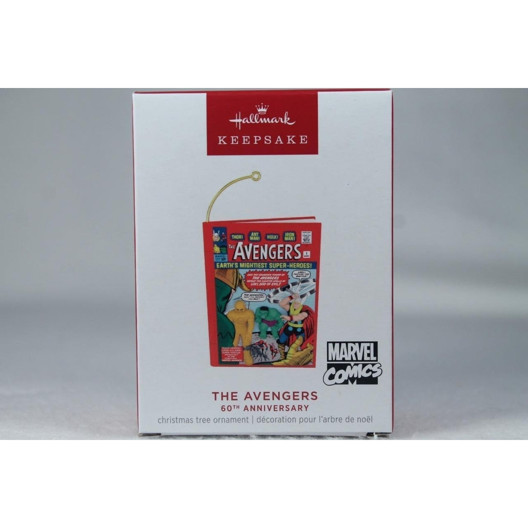 Hallmark The Avengers-60th Anniversary Marvel Comics 2023 Ornament In Box Image 3