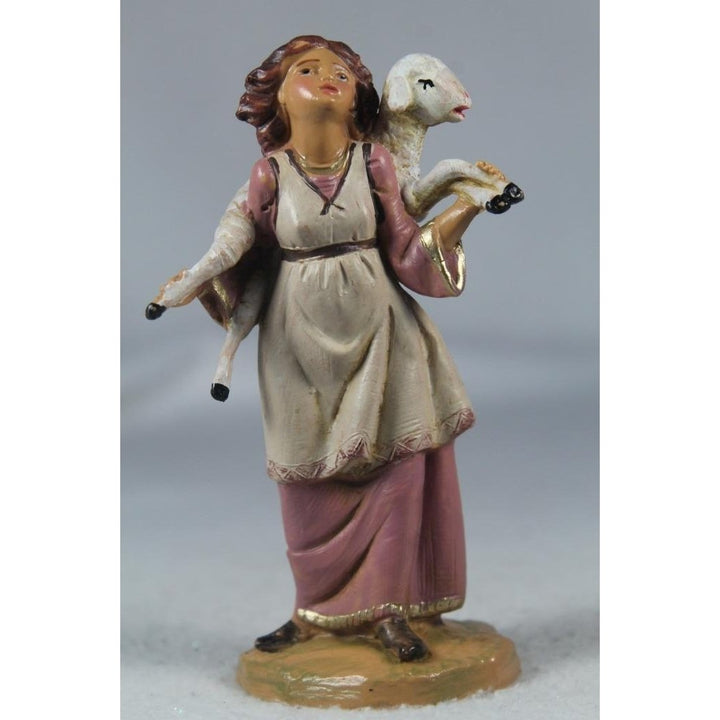 Fontanini -Italy Sofi Shepherdess- 5" Series - 59816 -Christianity- In Box Image 1