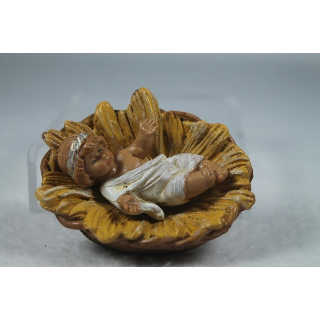 Fontanini-Made In Italy Baby Jesus With Story Card 5" Centennial 57511 NIB Image 1