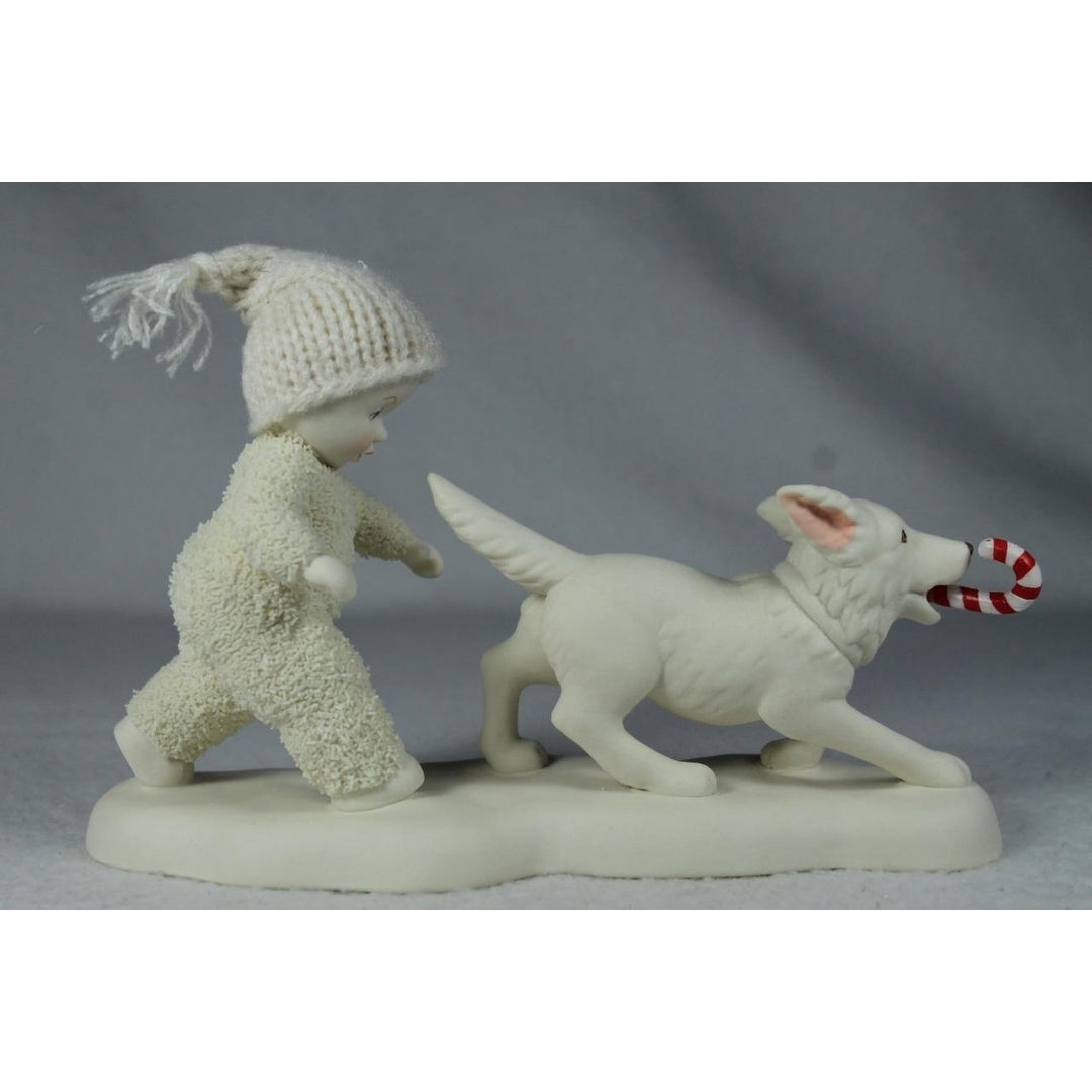 Snowbabies Dept 56 Candy Cane Chase 2024 Figurine 6014143 In Box Image 3