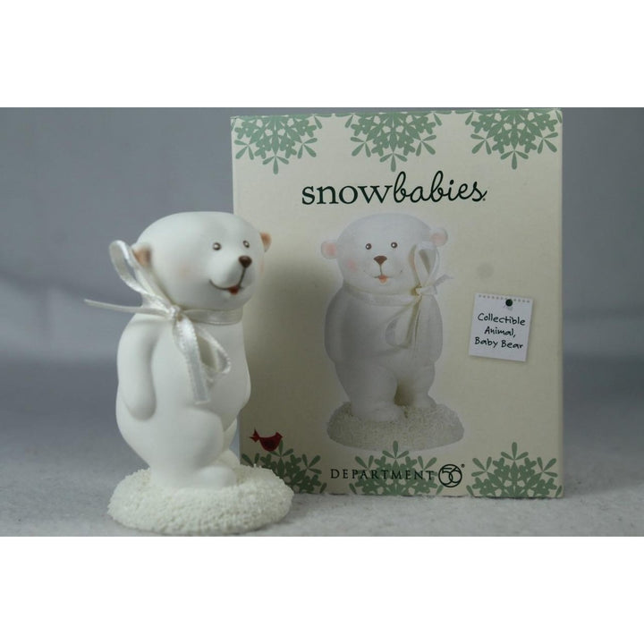 Snowbabies Dept 56 Annual Animal LE-2020 Baby Bear Standing 6004931 In Box Image 4