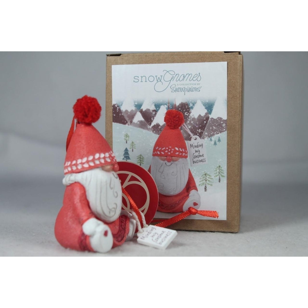 Dept 56 Snowpinions Snowgnome Minding My Gnome Business Ornament 6011500 Image 3