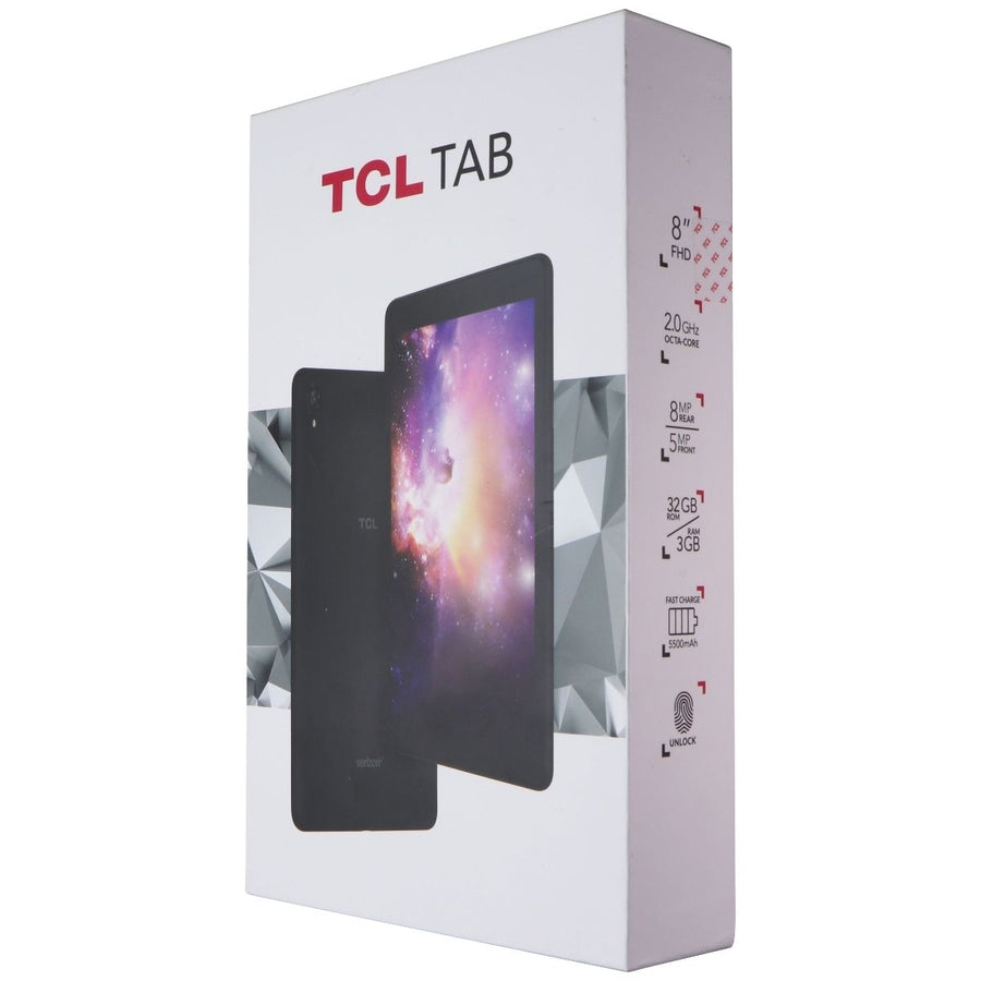 TCL TAB (8.0-in) Tablet (TCL-9048S) Verizon Only - Black/32GB Image 1