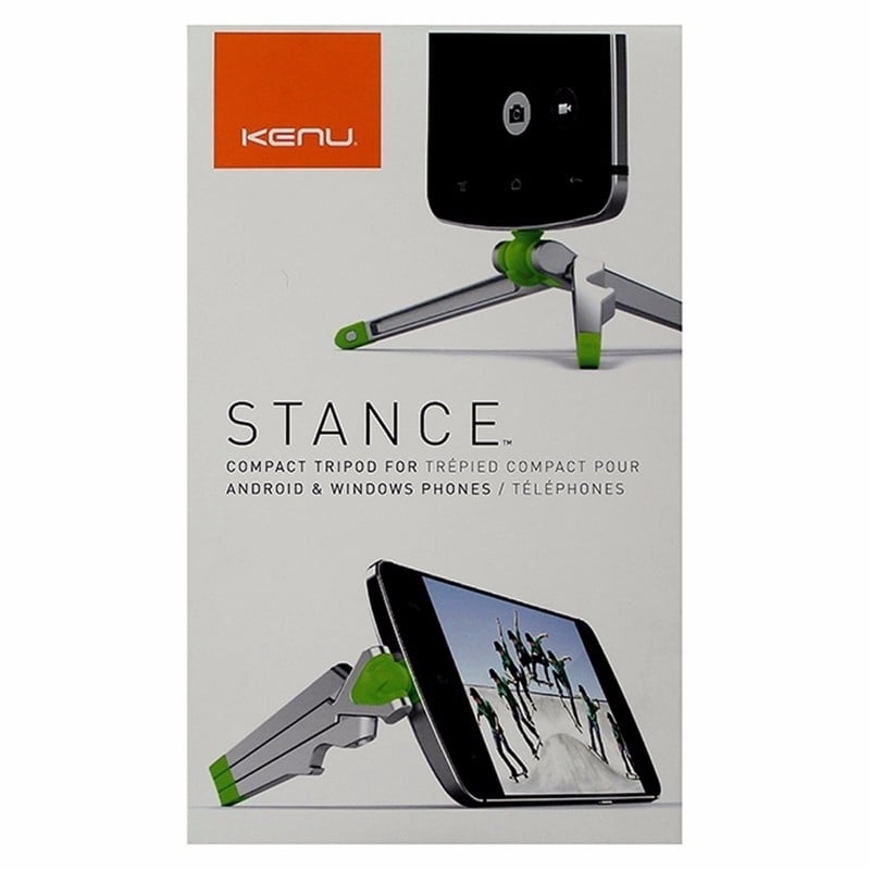 Kenu Stance Tripod for Android and Windows Phones - Silver and Green Image 3