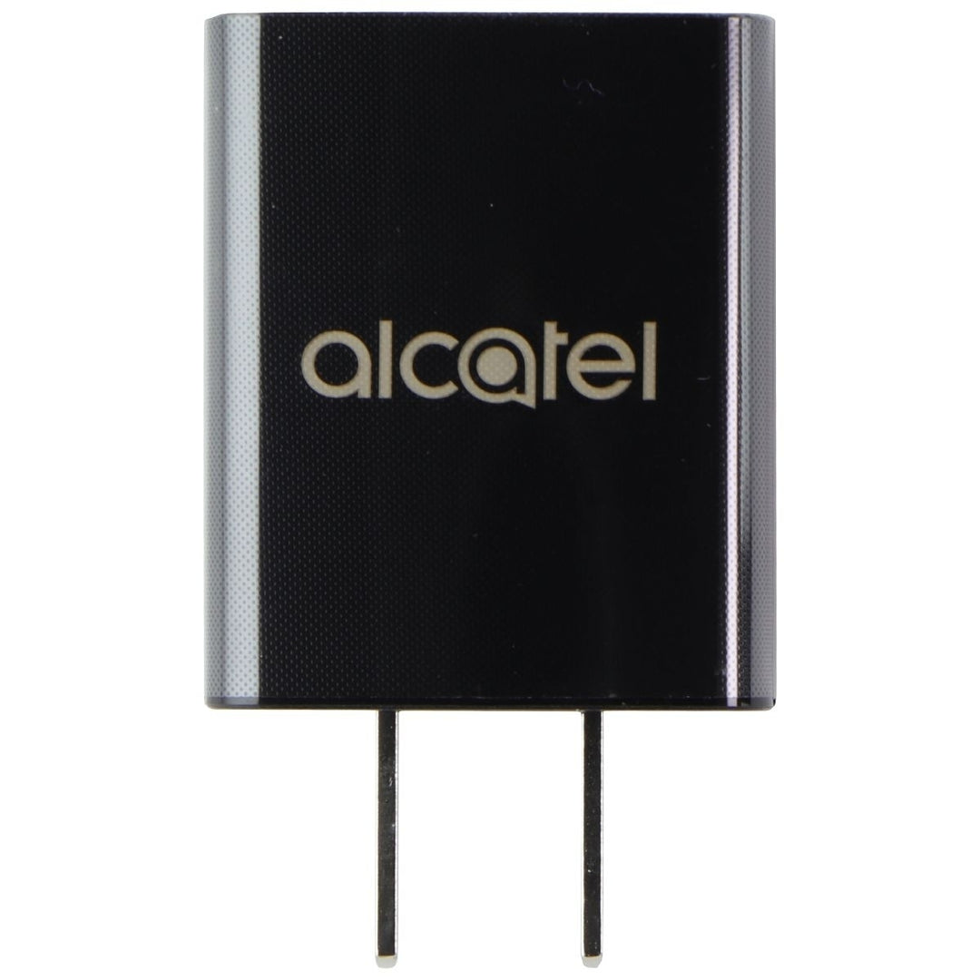 Alcatel (UC13US) 5V/2A Single USB Travel Charger Wall Adapter- Black Image 2