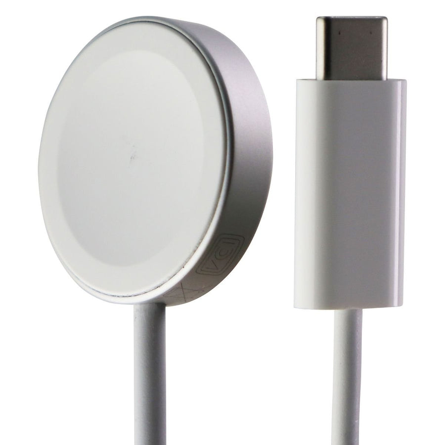 Apple (1m / 3.3-Ft) Watch Magnetic Fast Charger to USB-C Cable - White (A2515) Image 1