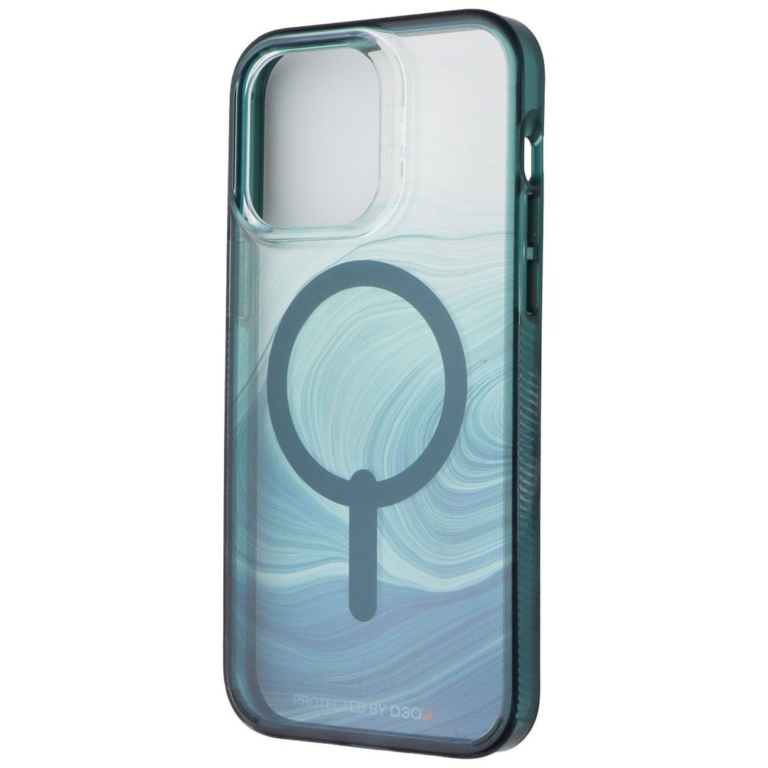 ZAGG Gear4 Milan Snap Case for MagSafe for Apple iPhone 14 Pro Max - Green Swirl Image 1