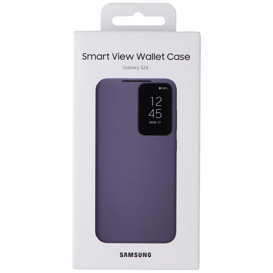 Samsung Smart View Wallet Case for Samsung Galaxy S24 - Violet Image 1