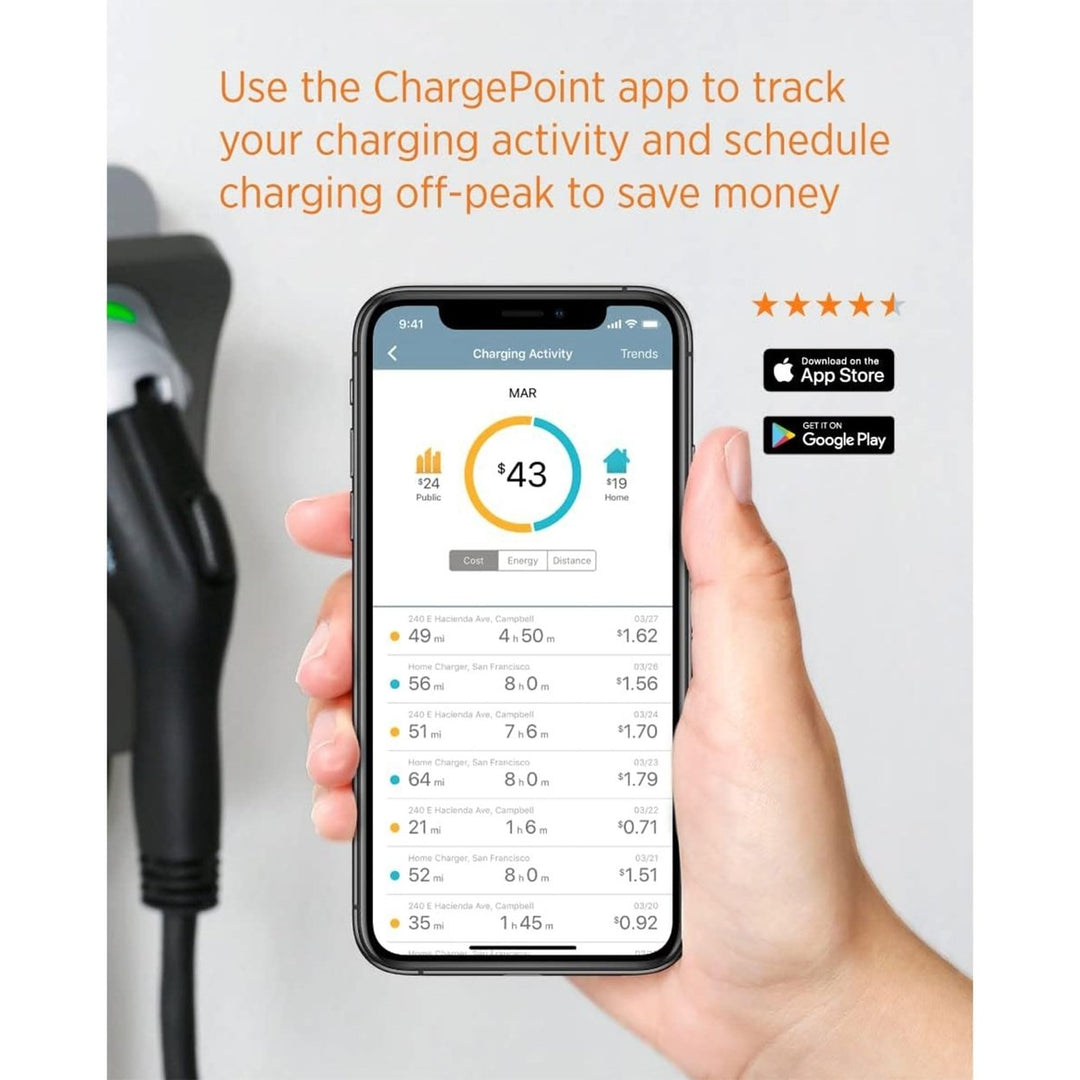 ChargePoint Home Flex - Hardwiredcompatible with all EVs (Tesla requires adapter)- Image 2