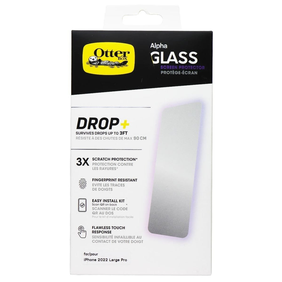 OtterBox Alpha Glass Screen Protector for Apple iPhone 14 Pro Image 1