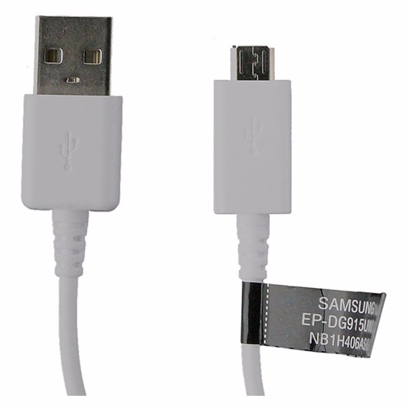 Samsung ( EP - DG915UWZ ) Charging Cable for Micro - USB Devices - White Image 1