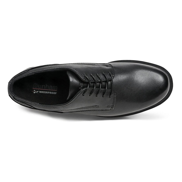 Dunham Burlington Waterproof Oxford Black MCT410BK Mens Leather Shoes Image 4