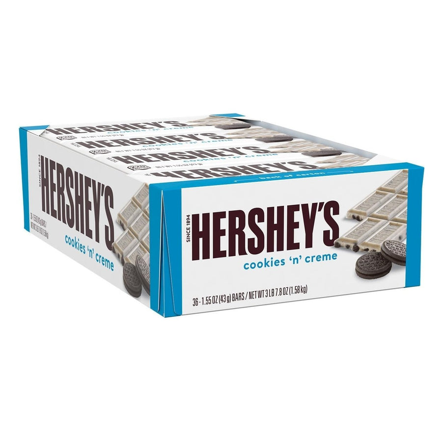 Hersheys Cookies n Creme Candy Bars 1.55 Ounce (Pack of 36) Image 1