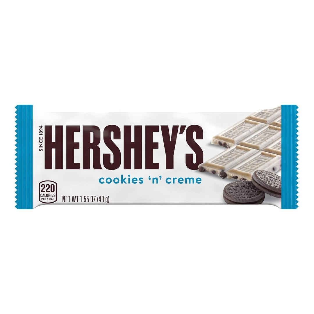 Hersheys Cookies n Creme Candy Bars 1.55 Ounce (Pack of 36) Image 3