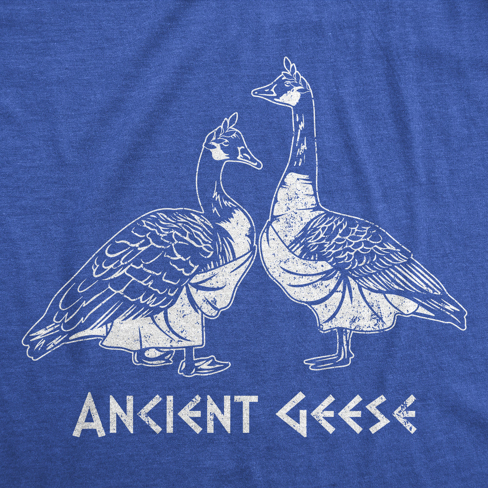 Mens Funny T Shirts Ancient Geese Sarcastic Goose Graphic Tee For Men Image 2