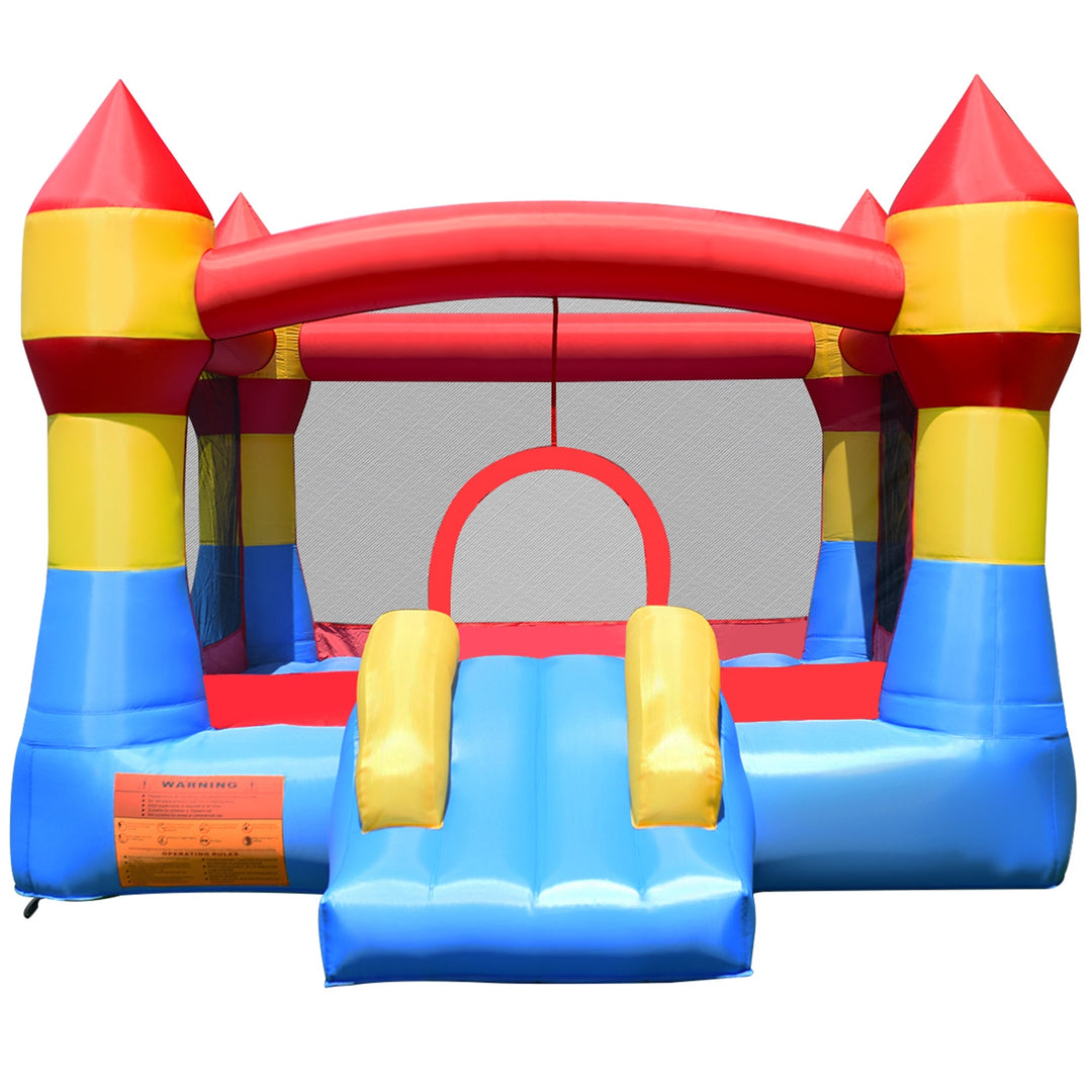 Kid Inflatable Bounce House Castle Moonwalk Playhouse Jumper Slide Image 9