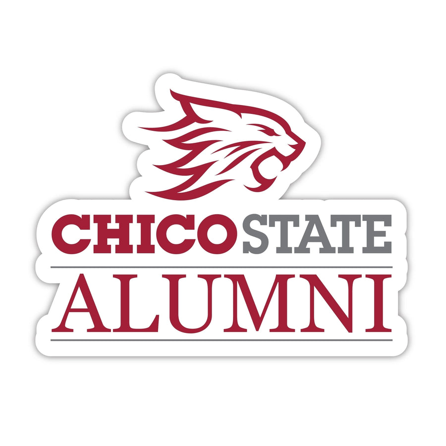 California State University Chico 4-Inch Laser Cut Alumni Vinyl Decal Sticker Officially Licensed Collegiate Product Image 1