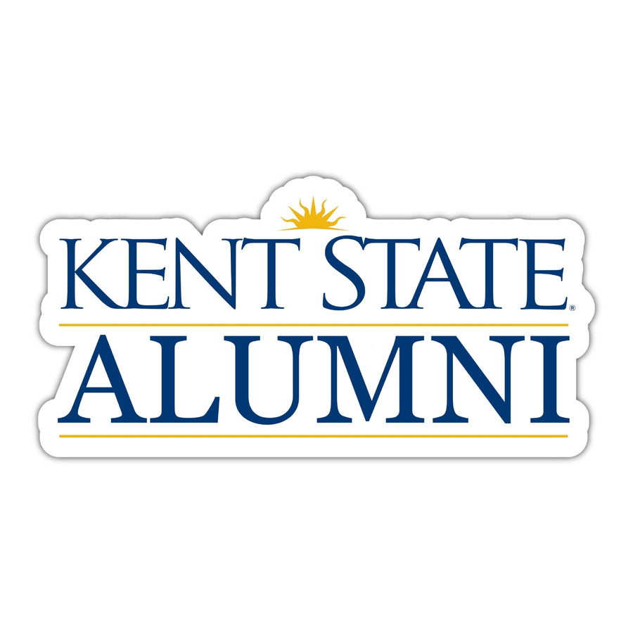 Kent State University 4-Inch Laser Cut Alumni Vinyl Decal Sticker Officially Licensed Collegiate Product Image 1