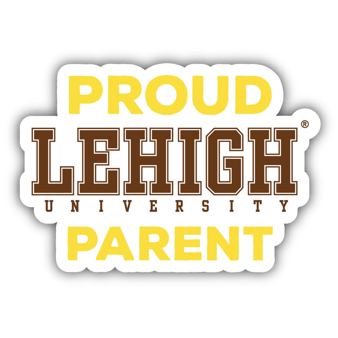 Lehigh University Mountain Hawks 4-Inch Laser Cut Proud Parent Decal Sticker Officially Licensed Collegiate Product Image 1