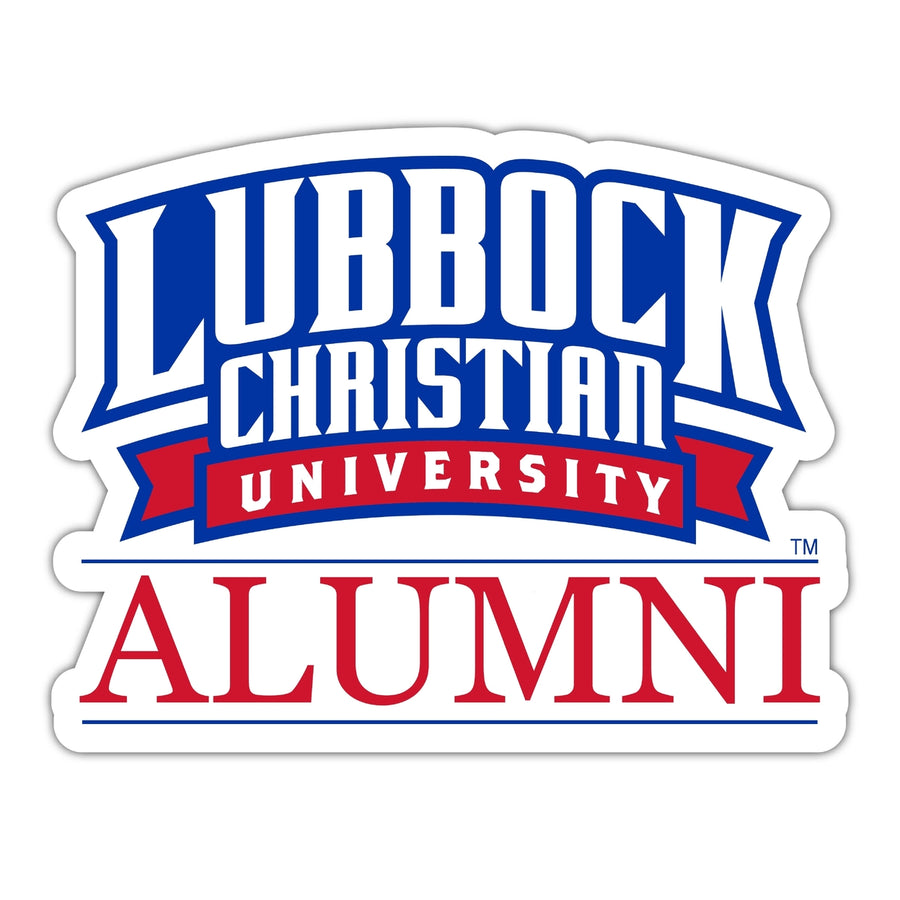 Lubbock Christian University Chaparral 4-Inch Laser Cut Alumni Vinyl Decal Sticker Officially Licensed Collegiate Image 1